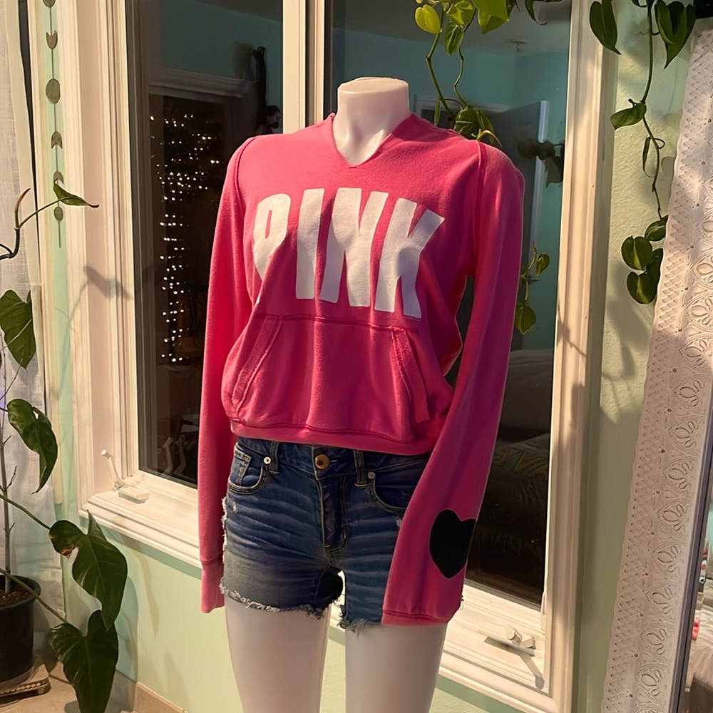 Pink Victoria Secret hoodie